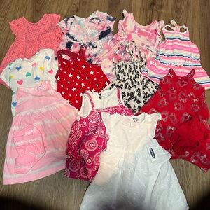 Multiple different colored dresses. Size 12 months. NO MORE BABIES!